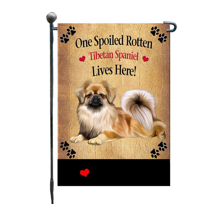Personalized Spoiled Rotten Tibetan Spaniel Dog GFLG-DOTD-A63294