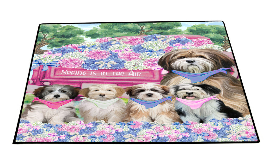Tibetan Terrier Floor Mat and Door Mats, Explore a Variety of Designs, Personalized, Anti-Slip Welcome Mat for Outdoor and Indoor, Custom Gift for Dog Lovers