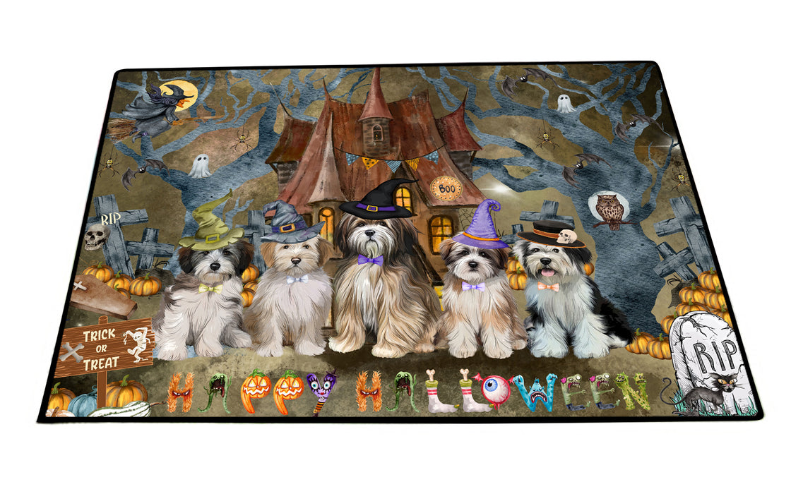 Tibetan Terrier Floor Mats: Explore a Variety of Designs, Personalized, Custom, Halloween Anti-Slip Doormat for Indoor and Outdoor, Dog Gift for Pet Lovers