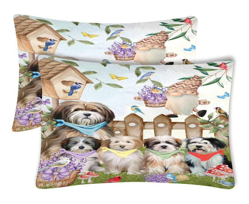 Tibetan Terrier Pillow Case: Explore a Variety of Designs, Custom, Standard Pillowcases Set of 2, Personalized, Halloween Gift for Pet and Dog Lovers
