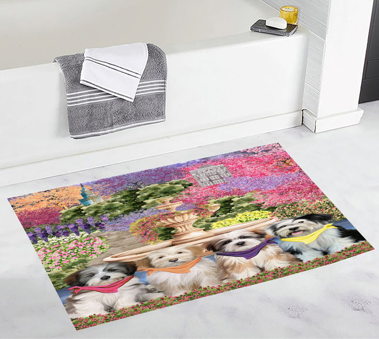 Tibetan Terrier Bath Mat: Explore a Variety of Designs, Custom, Personalized, Non-Slip Bathroom Floor Rug Mats, Gift for Dog and Pet Lovers