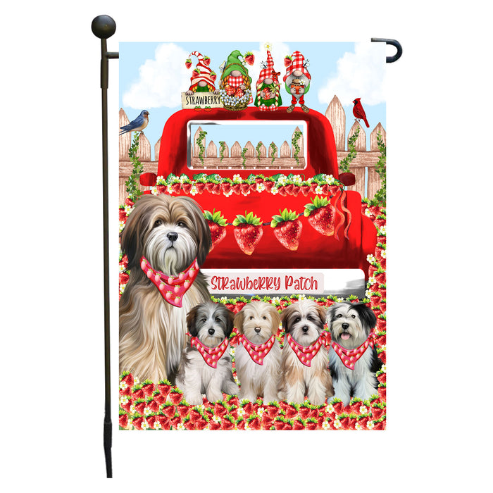 Tibetan Terrier Dogs Garden Flag: Explore a Variety of Custom Designs, Double-Sided, Personalized, Weather Resistant, Garden Outside Yard Decor, Dog Gift for Pet Lovers