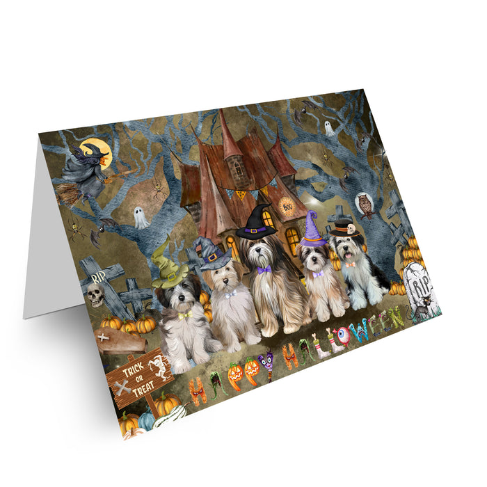 Tibetan Terrier Greeting Cards & Note Cards: Explore a Variety of Designs, Custom, Personalized, Halloween Invitation Card with Envelopes, Gifts for Dog Lovers