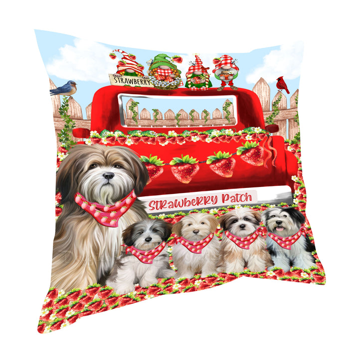 Tibetan Terrier Pillow, Cushion Throw Pillows for Sofa Couch Bed, Explore a Variety of Designs, Custom, Personalized, Dog and Pet Lovers Gift