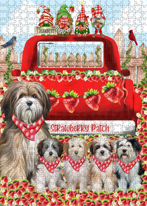 Tibetan Terrier Jigsaw Puzzle: Interlocking Puzzles Games for Adult, Explore a Variety of Custom Designs, Personalized, Pet and Dog Lovers Gift