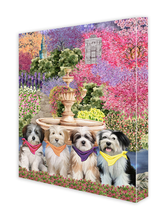 Tibetan Terrier Canvas: Explore a Variety of Designs, Personalized, Digital Art Wall Painting, Custom, Ready to Hang Room Decor, Dog Gift for Pet Lovers