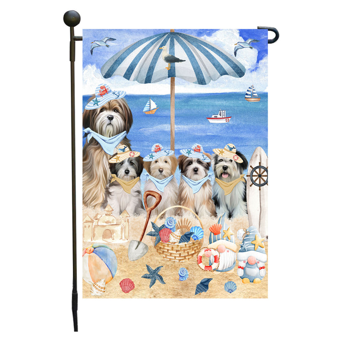 Tibetan Terrier Dogs Garden Flag, Double-Sided Outdoor Yard Garden Decoration, Explore a Variety of Designs, Custom, Weather Resistant, Personalized, Flags for Dog and Pet Lovers