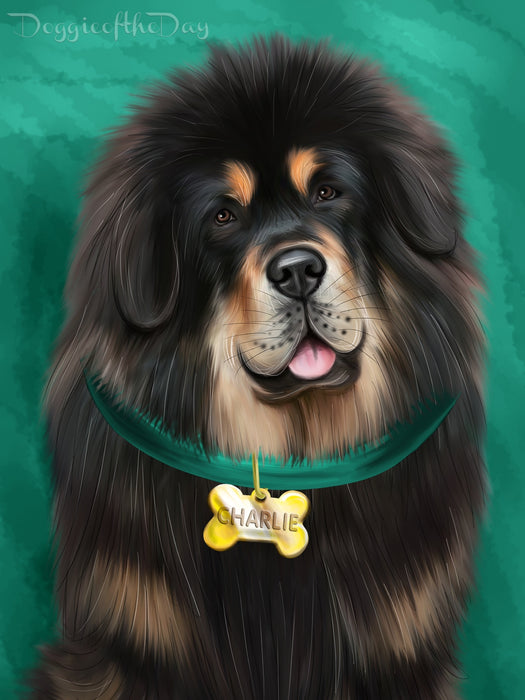 Digital Painting PERSONALIZED PET PORTRAIT! Custom Pet Dog or Cat Art