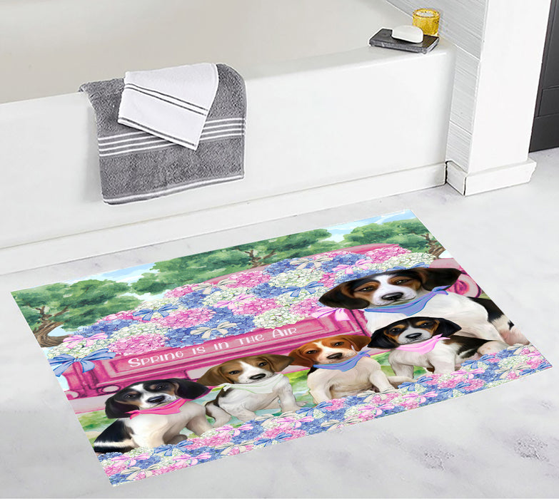 Treeing Walker Coonhound Bath Mat, Anti-Slip Bathroom Rug Mats, Explore a Variety of Designs, Custom, Personalized, Dog Gift for Pet Lovers