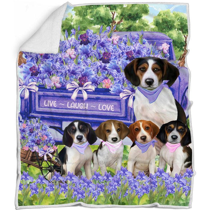 Treeing Walker Coonhound Blanket: Explore a Variety of Personalized Designs, Bed Cozy Sherpa, Fleece and Woven, Custom Dog Gift for Pet Lovers