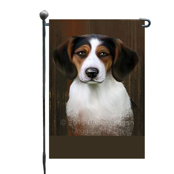 Personalized Rustic Treeing Walker Coonhound Dog Custom Garden Flag GFLG63655