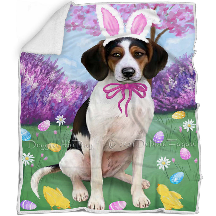 Treeing Walker Coonhound Dog Easter Holiday Blanket BLNKT60366