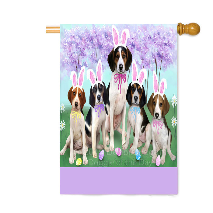 Personalized Easter Holiday Treeing Walker Coonhound Dogs Custom House Flag FLG-DOTD-A59101