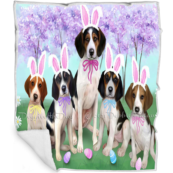 Treeing Walker Coonhounds Dog Easter Holiday Blanket BLNKT60375