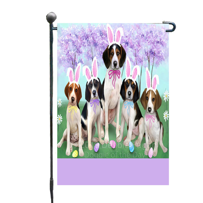 Personalized Easter Holiday Treeing Walker Coonhound Dogs Custom Garden Flags GFLG-DOTD-A59045