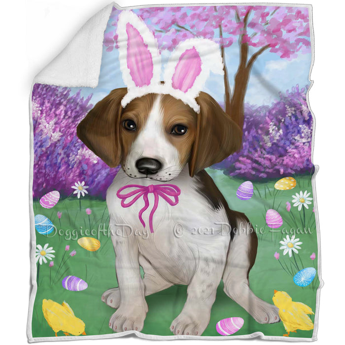 Treeing Walker Coonhound Dog Easter Holiday Blanket BLNKT60393