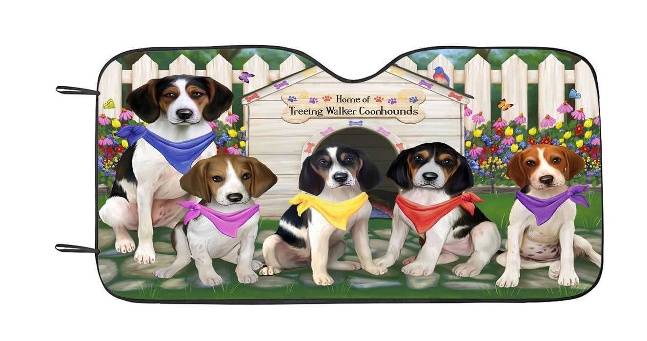 Spring Dog House Treeing Walker Coonhound Dogs Car Sun Shade