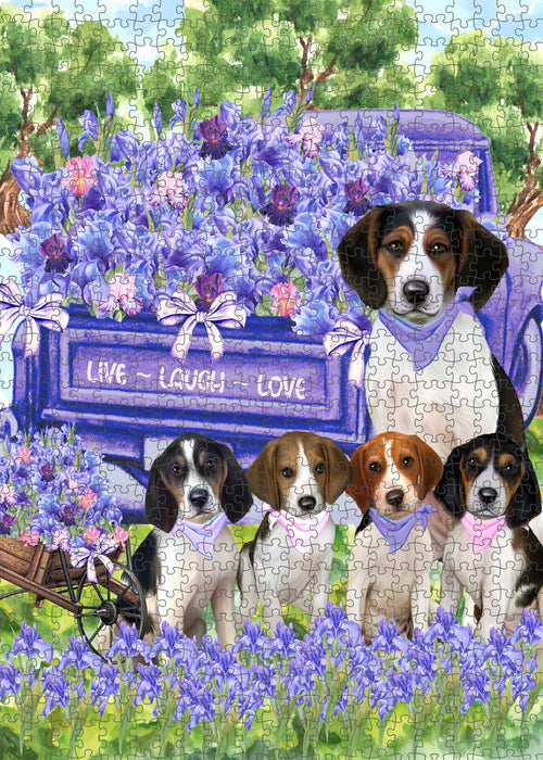 Treeing Walker Coonhound Jigsaw Puzzle for Adult, Interlocking Puzzles Games, Personalized, Explore a Variety of Designs, Custom, Dog Gift for Pet Lovers