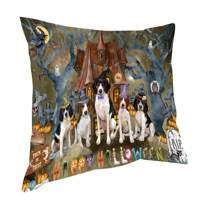 Treeing Walker Coonhound Throw Pillow: Explore a Variety of Designs, Cushion Pillows for Sofa Couch Bed, Personalized, Custom, Dog Lover's Gifts