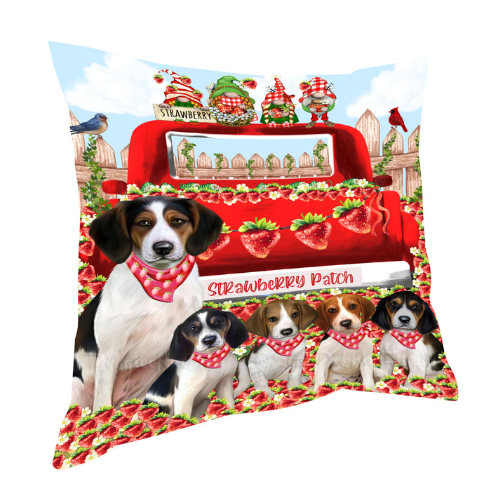 Treeing Walker Coonhound Pillow, Cushion Throw Pillows for Sofa Couch Bed, Explore a Variety of Designs, Custom, Personalized, Dog and Pet Lovers Gift