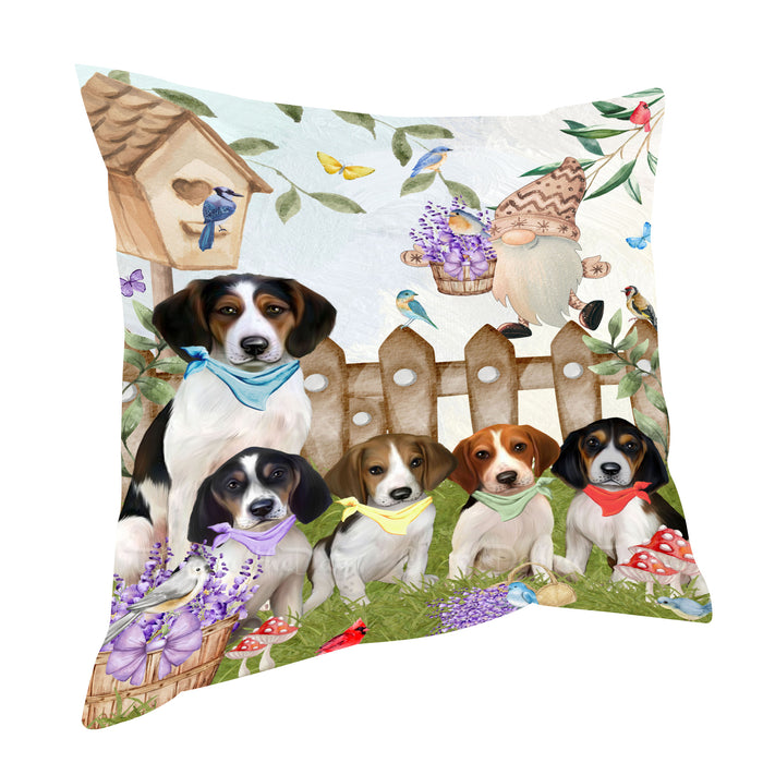Treeing Walker Coonhound Throw Pillow, Explore a Variety of Custom Designs, Personalized, Cushion for Sofa Couch Bed Pillows, Pet Gift for Dog Lovers