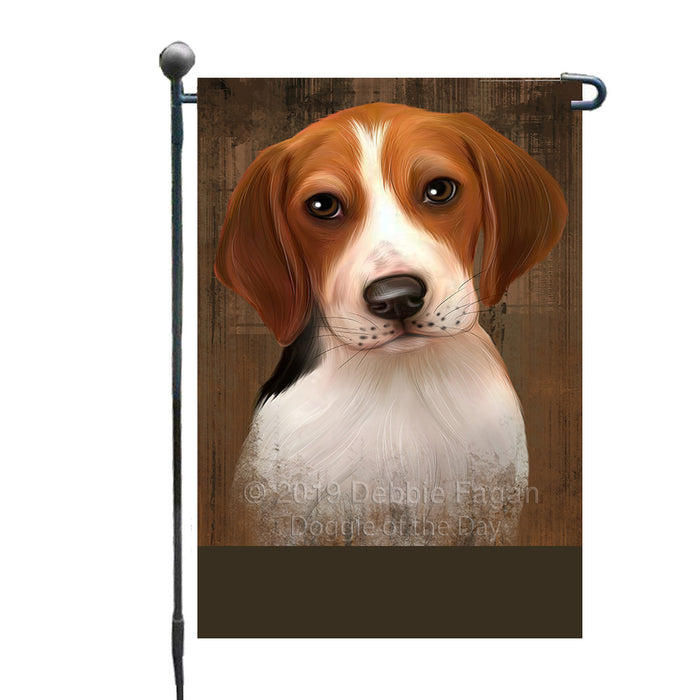 Personalized Rustic Treeing Walker Coonhound Dog Custom Garden Flag GFLG63656