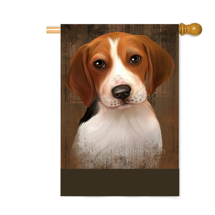 Personalized Rustic Treeing Walker Coonhound Dog Custom House Flag FLG64733