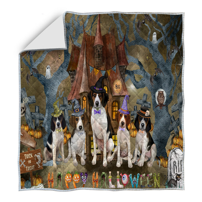 Treeing Walker Coonhound Bedspread Quilt, Bedding Coverlet Quilted, Explore a Variety of Designs, Personalized, Custom, Dog Gift for Pet Lovers