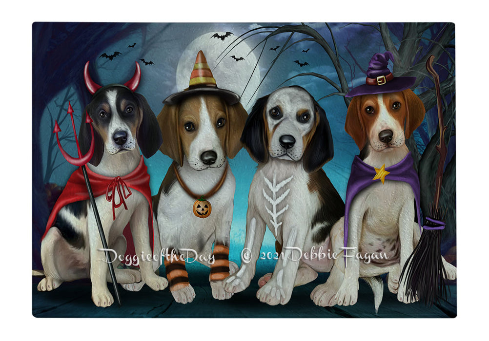 Happy Halloween Trick or Treat Treeing Walker Coonhound Dogs Cutting Board - Easy Grip Non-Slip Dishwasher Safe Chopping Board Vegetables C79690