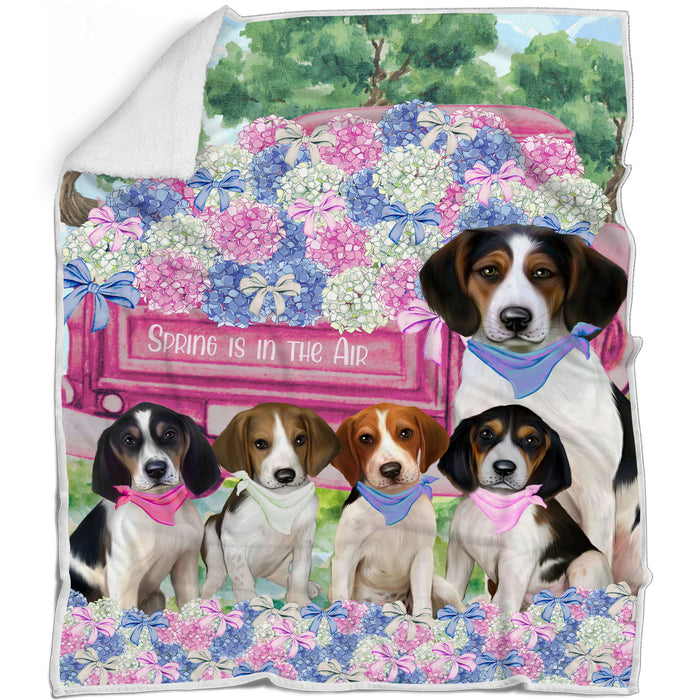Treeing Walker Coonhound Blanket: Explore a Variety of Designs, Cozy Sherpa, Fleece and Woven, Custom, Personalized, Gift for Dog and Pet Lovers