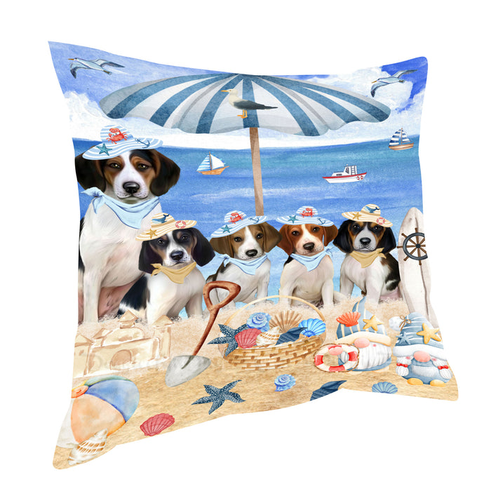 Treeing Walker Coonhound Throw Pillow, Explore a Variety of Custom Designs, Personalized, Cushion for Sofa Couch Bed Pillows, Pet Gift for Dog Lovers