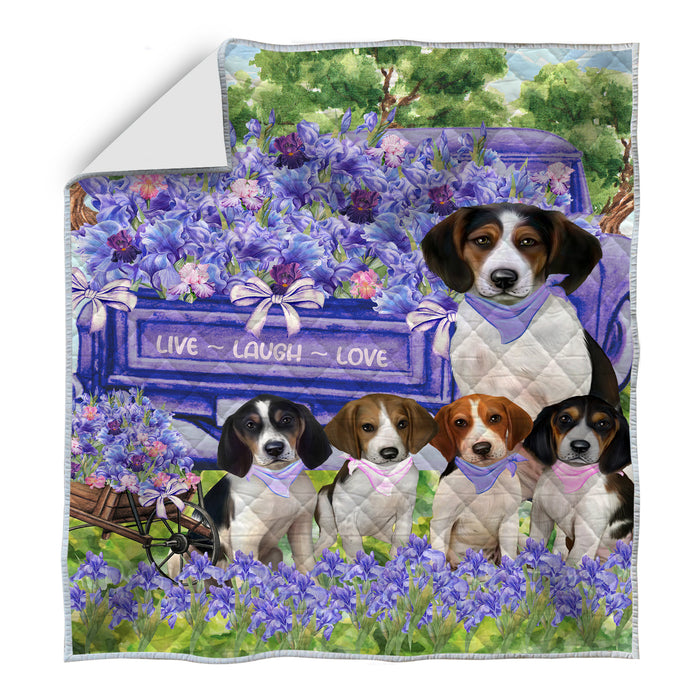 Treeing Walker Coonhound Quilt: Explore a Variety of Custom Designs, Personalized, Bedding Coverlet Quilted, Gift for Dog and Pet Lovers