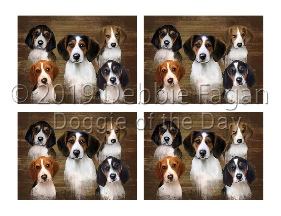 Rustic Treeing Walker Coonhound Dogs Placemat