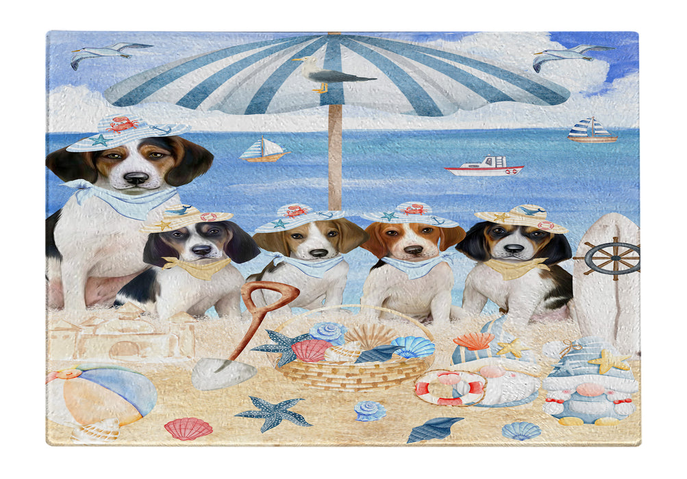 Treeing Walker Coonhound Tempered Glass Cutting Board: Explore a Variety of Custom Designs, Personalized, Scratch and Stain Resistant Boards for Kitchen, Gift for Dog and Pet Lovers
