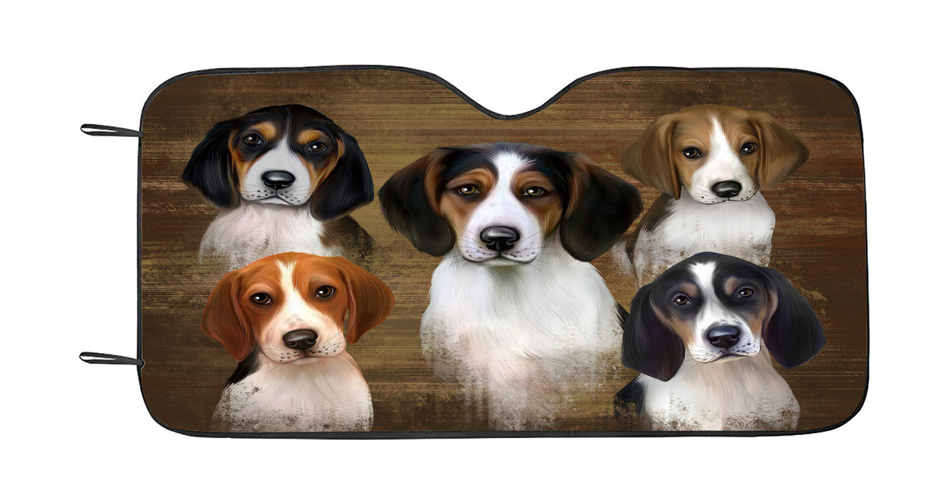 Rustic Treeing Walker Coonhound Dogs Car Sun Shade