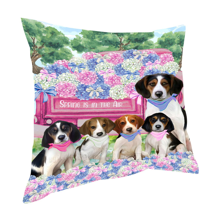 Treeing Walker Coonhound Pillow: Explore a Variety of Designs, Custom, Personalized, Throw Pillows Cushion for Sofa Couch Bed, Gift for Dog and Pet Lovers