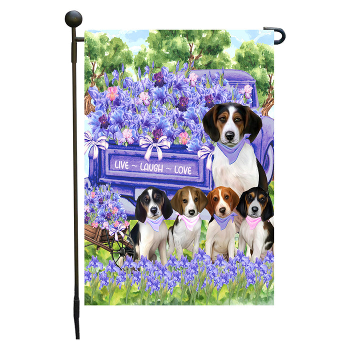 Treeing Walker Coonhound Dogs Garden Flag for Dog and Pet Lovers, Explore a Variety of Designs, Custom, Personalized, Weather Resistant, Double-Sided, Outdoor Garden Yard Decoration