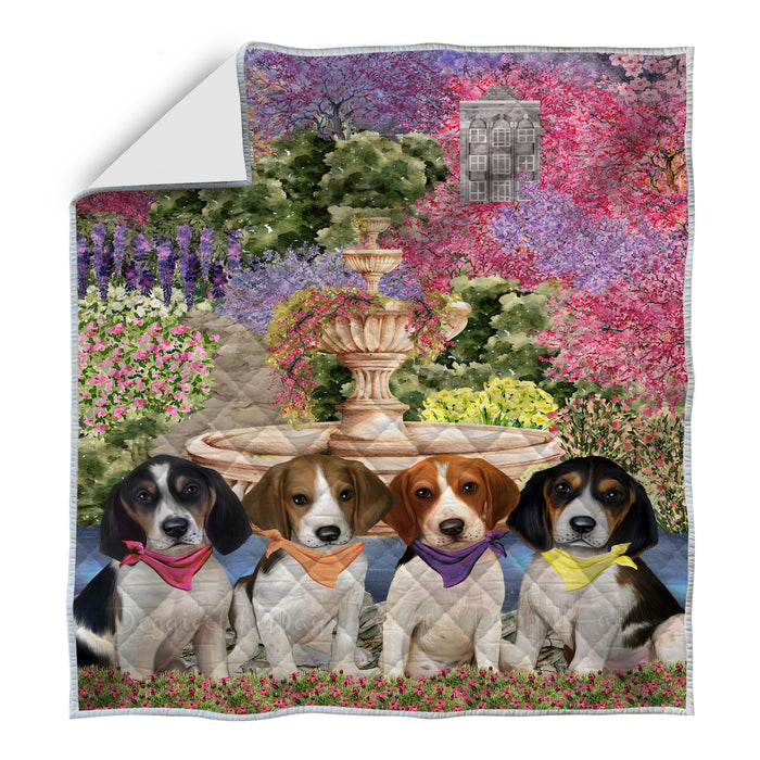 Treeing Walker Coonhound Quilt, Explore a Variety of Bedding Designs, Bedspread Quilted Coverlet, Custom, Personalized, Pet Gift for Dog Lovers
