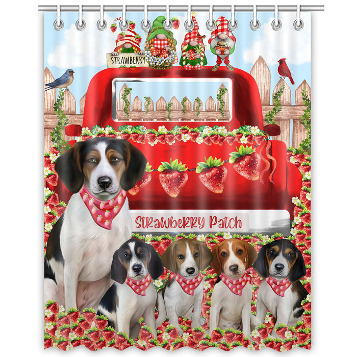 Treeing Walker Coonhound Shower Curtain, Custom Bathtub Curtains with Hooks for Bathroom, Explore a Variety of Designs, Personalized, Gift for Pet and Dog Lovers