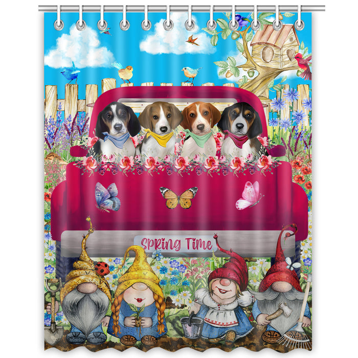 Treeing Walker Coonhound Shower Curtain: Explore a Variety of Designs, Custom, Personalized, Waterproof Bathtub Curtains for Bathroom with Hooks, Gift for Dog and Pet Lovers