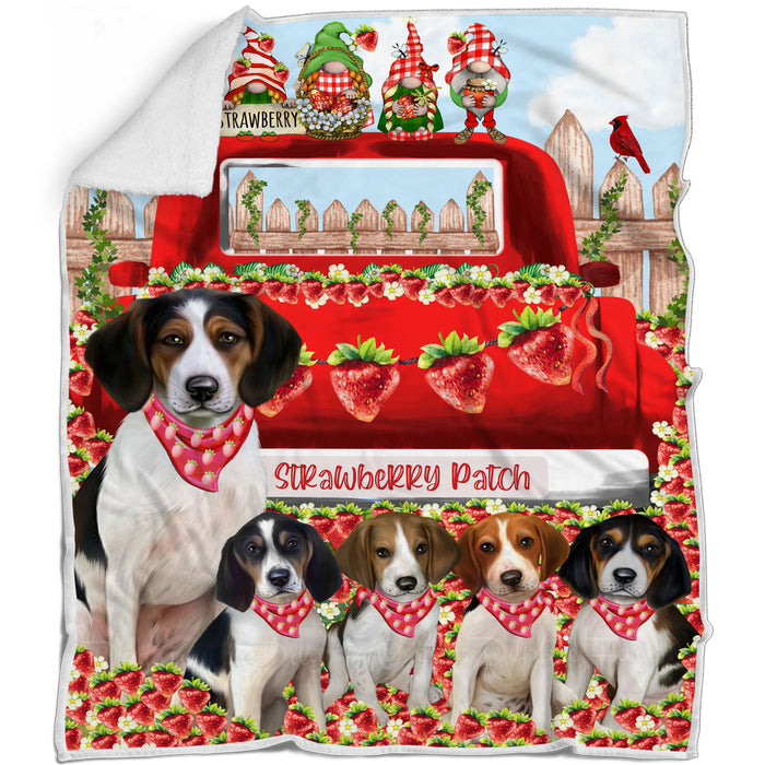 Treeing Walker Coonhound Bed Blanket, Explore a Variety of Designs, Custom, Soft and Cozy, Personalized, Throw Woven, Fleece and Sherpa, Gift for Pet and Dog Lovers