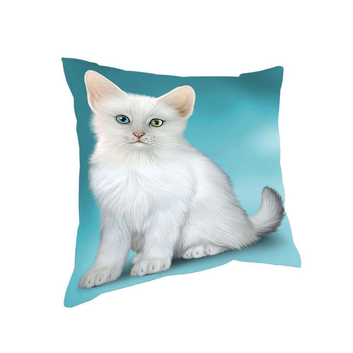 Turkish Angora Cat Pillow PIL75760