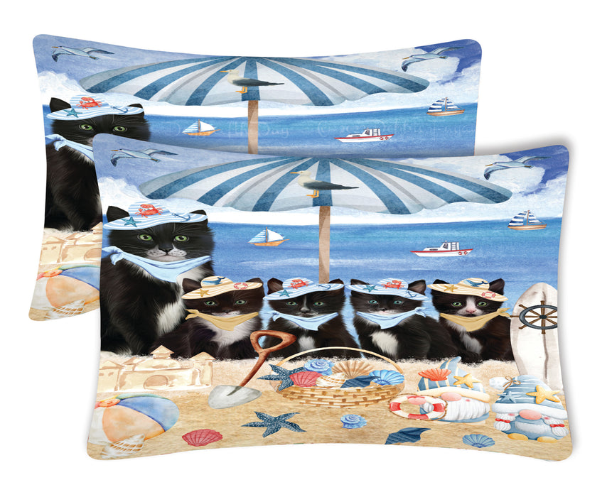 Tuxedo Pillow Case: Explore a Variety of Designs, Custom, Standard Pillowcases Set of 2, Personalized, Halloween Gift for Pet and Cat Lovers