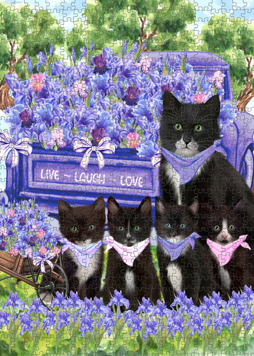 Tuxedo Jigsaw Puzzle: Explore a Variety of Personalized Designs, Interlocking Puzzles Games for Adult, Custom, Cat Lover's Gifts