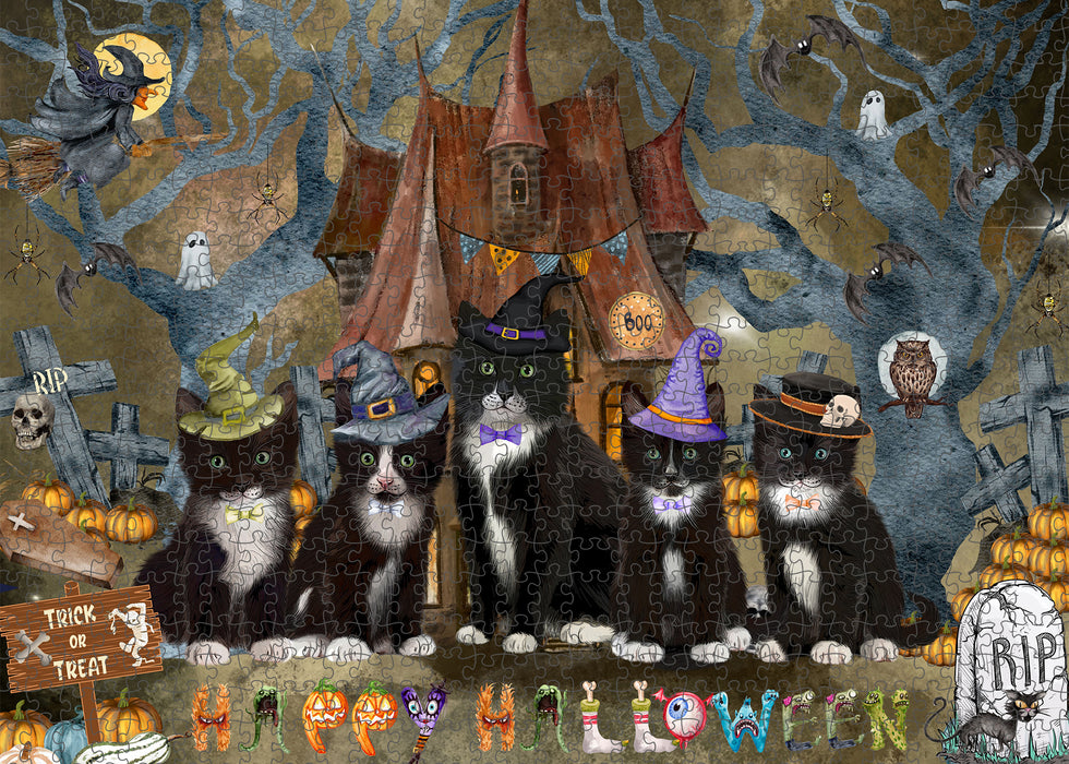 Tuxedo Jigsaw Puzzle, Interlocking Puzzles Games for Adult, Explore a Variety of Designs, Personalized, Custom, Gift for Pet and Cat Lovers