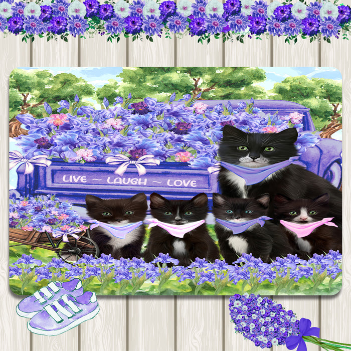 Tuxedo Cats Area Rug and Runner: Explore a Variety of Custom Designs, Personalized, Floor Carpet Indoor Rugs for Home and Living Room, Gift for Pet and Cat Lovers