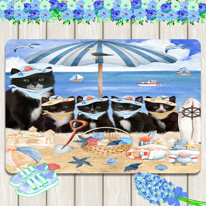 Tuxedo Cats Area Rug and Runner: Explore a Variety of Designs, Personalized, Custom, Halloween Indoor Floor Carpet Rugs for Home and Living Room, Pet Gift for Cat Lovers