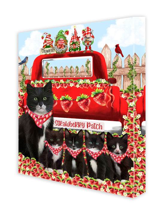 Tuxedo Cats Canvas: Explore a Variety of Custom Designs, Personalized, Digital Art Wall Painting, Ready to Hang Room Decor, Gift for Pet & Cat Lovers
