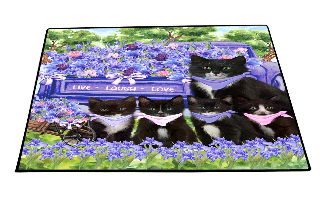 Tuxedo Floor Mat: Explore a Variety of Designs, Anti-Slip Doormat for Indoor and Outdoor Welcome Mats, Personalized, Custom, Pet and Cat Lovers Gift