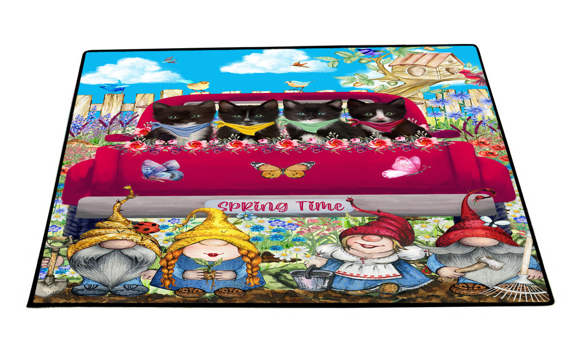 Tuxedo Floor Mat: Explore a Variety of Designs, Anti-Slip Doormat for Indoor and Outdoor Welcome Mats, Personalized, Custom, Pet and Cat Lovers Gift